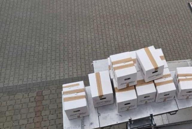 Behördenumzug in Burkau Porchow mit einem Möbellift